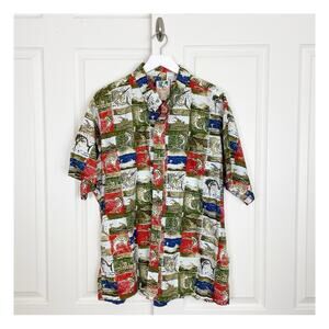 Kahala x John Severson Swordfish Hawaiian Print S/S Shirt Sz XL